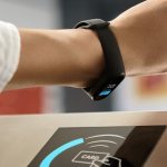 Contactless payment using a fitness bracelet