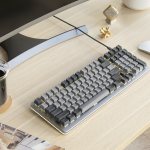 Drop Shift Mechanical Keyboard on the table
