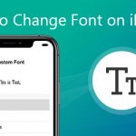 Change font on iPhone