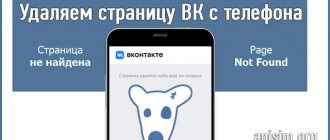 How to delete a VK page from your phone: instructions