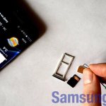 how to insert a sim card into samsung