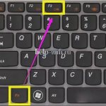 Keys on a laptop