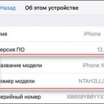 iPhone model name and number