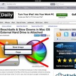 Save an image from the web using Safari for iPad