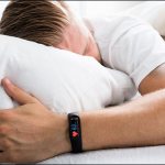 Sleeping with a fitness bracelet