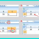 Making an addition formula in Excel