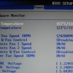 CPU temperature in BIOS